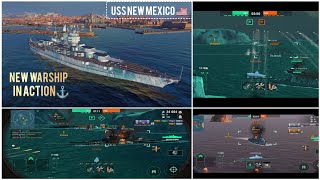 [WORLD OF WARSHIPS⚓]NEW MEXICO🇺🇸 AT THE OCEAN🌊 IN ACTION ⚔️☠️