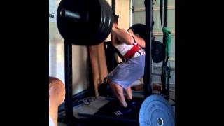 130kg squat for 10 reps. At 73kg bodyweight.