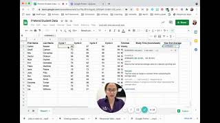 Google Sheets Filter, Sort, Average, Conditional Formatting