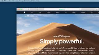 Getting Started with MacOS Mojave