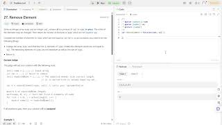 LeetCode 27: Remove Element In-Place | JavaScript Two-Pointer Trick