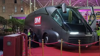 GM Modular company's luxury #bus at #hitex at #acetech exibition