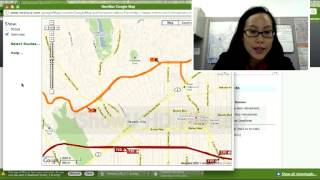 How to use NextBus to see a bus's location on a map practically in real time
