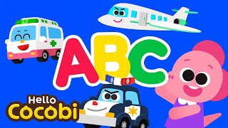 Vehicle ABC Song | Nursery Rhymes & Kids Songs | Hello Cocobi