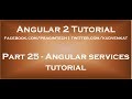 Angular services tutorial
