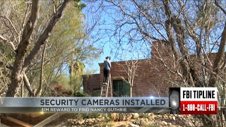 Security cameras installed at Nancy Guthrie's home