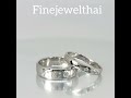 งานสั่งทำ แหวนคู่ งานสลักอักษรเลเซอร์ สั่งทำเครื่องประดับ made to order couple ring finejewelthai