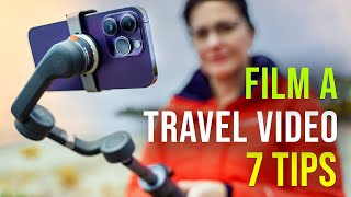 7 TIPS for FILMING A TRAVEL video with iPHONE 14 PRO and DJI OSMO MOBILE 6