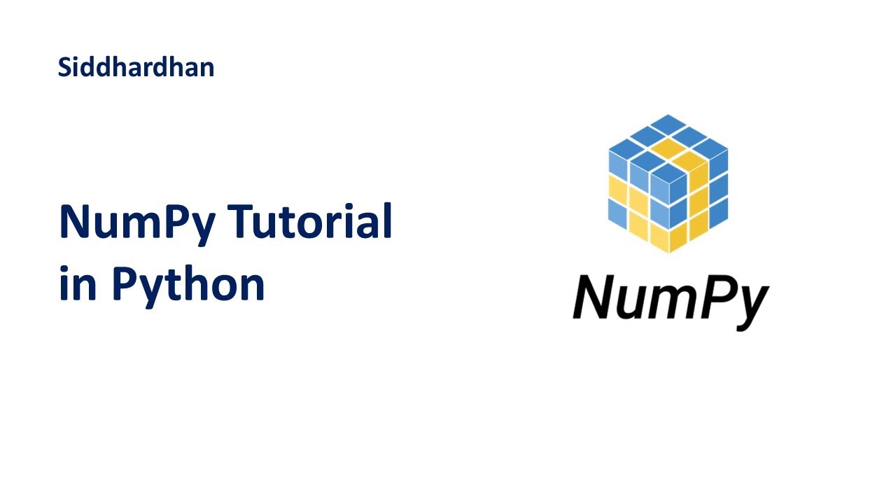 Complete Numpy Tutorial In Python | Numpy Arrays