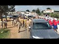 CONVOY OF ARCHBISHOP LM MANHANGO BODY IN WEDZA TOWN
