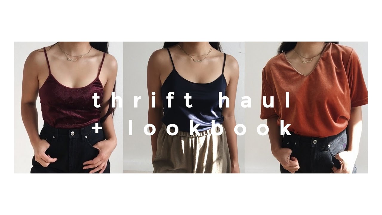 Thrift Haul Lookbook Fall 2016 Youtube