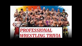 Classic Professional Wrestling Trivia - 20 Questions -80s and 90s Pro Wrestling{ROAD TRIpVIA- ep:36]