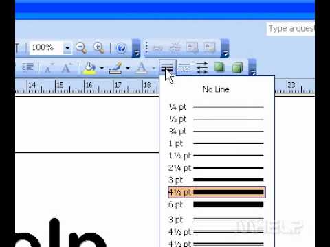Microsoft Office Publisher 2003 Remove a border Microsoft Office Publisher 2003 Remove a border