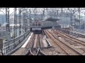 【東急電鉄】8500系 8637f青帯　回送車 二子玉川駅で徐行 一時停止 進行