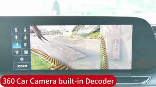 Universal 360 Degree Car Camera System Built-in Decoder 1000S