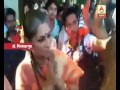 bjp leader roopa ganguly denied entry by police at raiganj