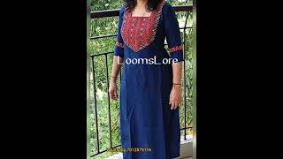 Designer Kurtis in Ajrakh Mirror Work #ajrakhkurti #kurti #fashion