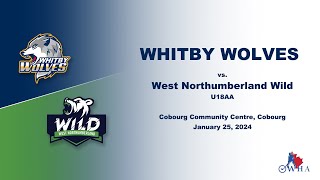 January 25, 2025 - U18AA Whitby Wolves vs West Northumberland Wild