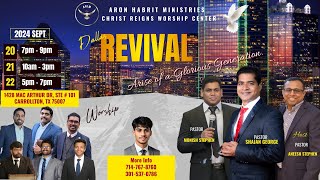 Dallas Revival 2024 | Day 3 - Pr. Shajan George Ministering | Arise of a Glorious generation