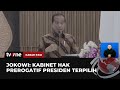 Jokowi Bantah Isu Intervensi Penyusunan Kabinet Prabowo | Kabar Pagi tvOne