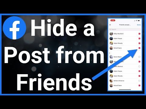 How to Hide Specific Facebook Posts from People