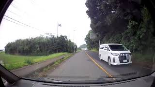 車載動画　茨城県神栖・鹿嶋付近　朝の通勤風景　2019.09.11