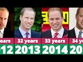 transformation of prince william from 1 to 42 year old