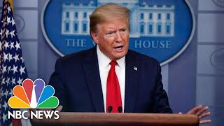 Live: Trump Holds First White House Coronavirus Briefing Since April | NBC News