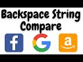 backspace string compare python | backspace string compare leetcode | O(1) space | python solution
