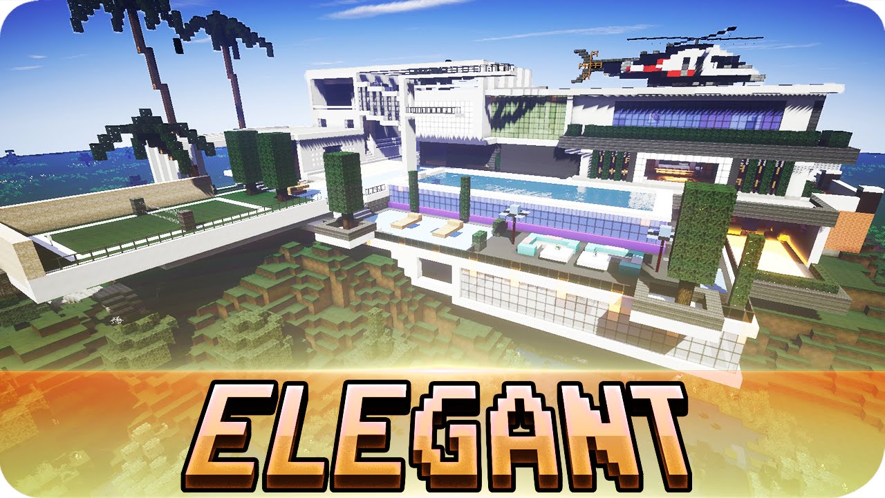 Map Modern House Minecraft Mansion Modern Redstone Minecraft Maps Some