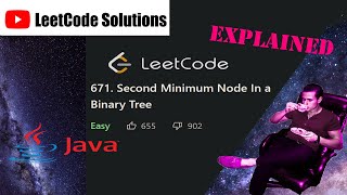 LeetCode 671. Second Minimum Node In a Binary Tree Solution Explained - Java