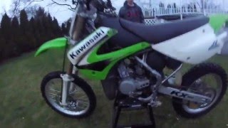 2003 kx 100 start up