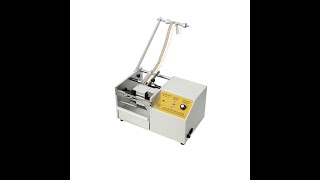 Braided electrolytic capacitor component foot cutting machine