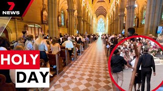 Sydney churches fill out across Sydney for Good Friday | 7 News Australia