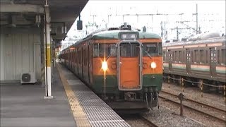 「高崎支社」新前橋駅を発着する115系・211系・651系