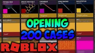 Legendary Knife Cases Opening In Roblox Phantom Forces