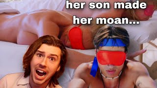 MILF Manor blindfolded massage FROM HER SON