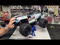 team associated rival mt8 unboxing service pack and diffs tuned