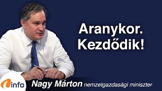 Aranykor. Kezdődik! Nagy Márton, Inforádió, Aréna