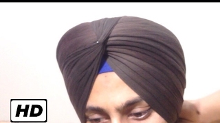 how to tie morni pagg 9 larh turban by Harpreetsingh 2017