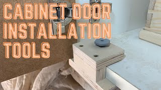 Cabinet door installation jig