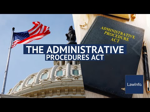 Administrative Procedures Act Administrative Procedures Act