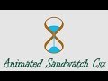 Animated sandwatch loader css | css loading animation | cool css effects