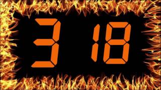 5 Minute countdown timer (Fire border) with 16bit music