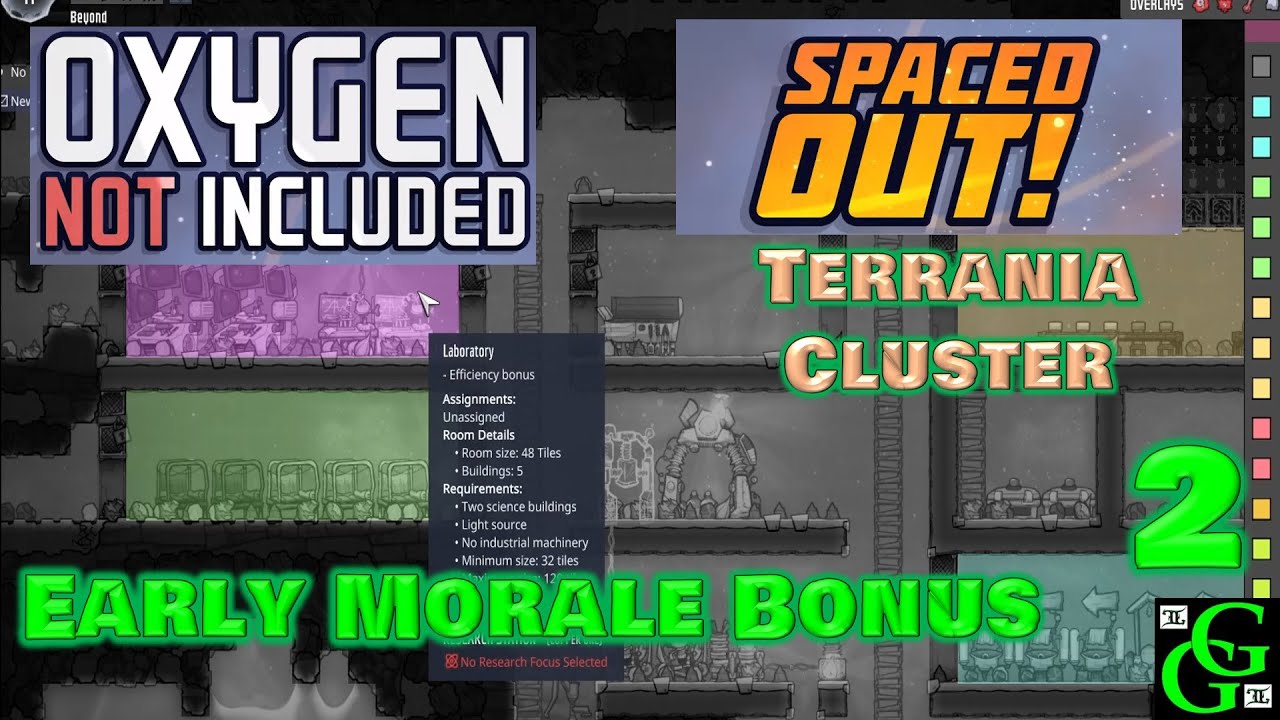 Oxygen Not Included - Morale - Spaced Out DLC - Terrania Cluster - Part ...