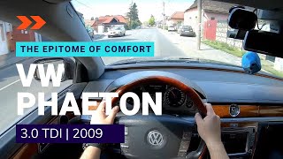 POV VW Phaeton: The epitome of confort | 3.0 TDI 2009 | Interior noise measurement | E14