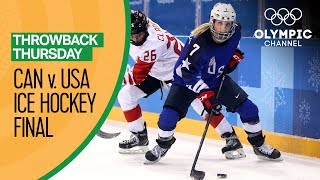 USA v Canada - Women's Ice Hockey Gold Medal Match - PyeongChang 2018 | Throwbac