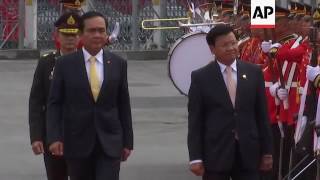 Laos PM on official visit to Thailand