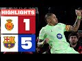 RCD MALLORCA 1 - 5 FC BARCELONA I HIGHLIGHTS LALIGA EA SPORTS