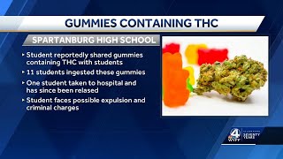 High school student sent to hospital after eating THC gummies in Spartanburg, officials say